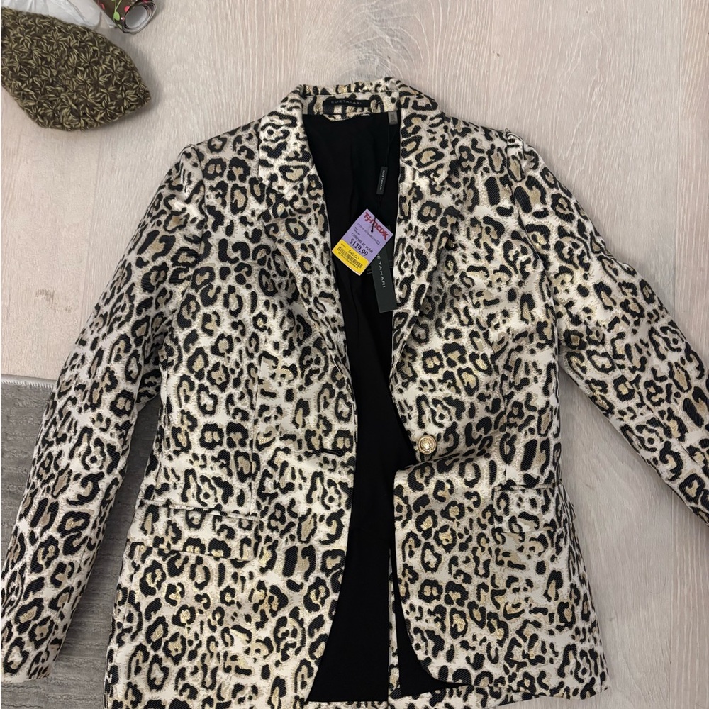 Tahari Leopard Print Women's Blazer